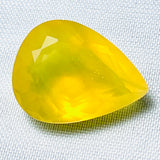 Echter Gelber Mexico Opal Tropfen 6.7ct 16x12mm