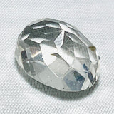 Echter Grosser Ovaler Weisser Bergkristall 16.57ct 17x13mm