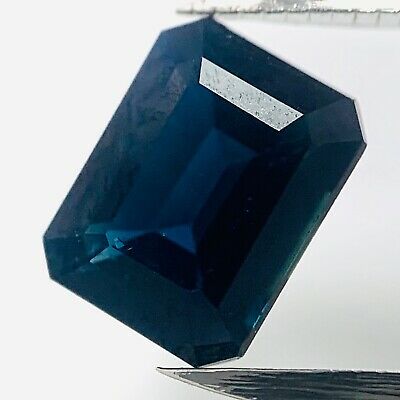 Echter Blauer Saphir Octagon 1.3ct 7x5.3mm