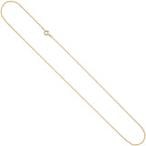 Ankerkette 333 Gelbgold 1,2 mm 42 cm Gold Kette Halskette Goldkette Federring