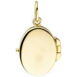 Medaillon oval für 1 Foto 925 Sterling Silber gold vergoldet