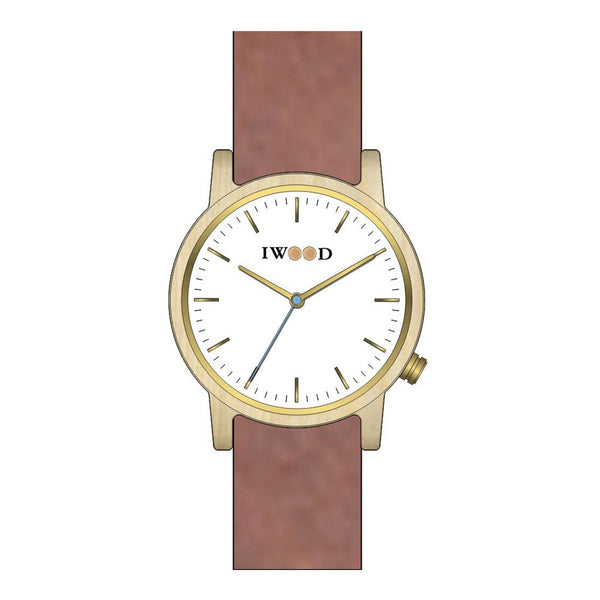 Iwood Echtholz Herrenuhr IW18444002