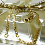 Kette Collier 22mm Doppelpanzer 14Kt GOLD