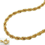 Armband 2mm Kordelkette 9Kt GOLD