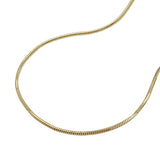 Kette 0,8mm Schlange 5-kant 9Kt GOLD