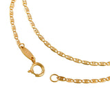 Kette 1,5mm Collier Fantasiekette 9Kt GOLD