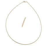 Kette 0,8mm Rundkette 9Kt GOLD