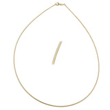 Kette 0,8mm Rundkette 9Kt GOLD