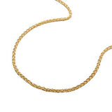 Kette 1,1mm Zopfkette 9Kt GOLD 45cm