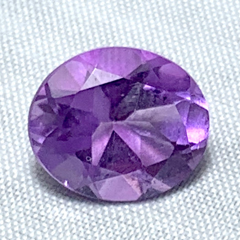 Echter Ovaler Lila Amethyst 4.22ct 12.1x10.3mm