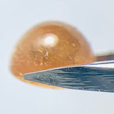 Echter Runder Orange Spessartin Cabochon aus Lot 1.2ct 5mm