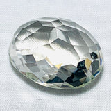 Echter Riesiger Weisser Ovaler Bergkristall 37.98ct 24x19mm