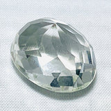 Echter Riesiger Ovaler Weisser Bergkristall 27.46ct 20x16mm