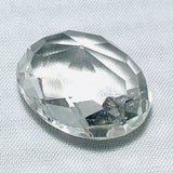 Echter Riesiger Weisser Ovaler Bergkristall 25.29ct 22x17mm
