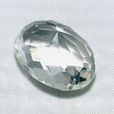 Echter Riesiger Ovaler Weisser Bergkristall 31.14ct 23x17.5mm