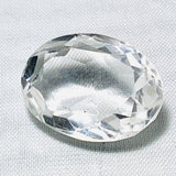 Echter Grosser Ovaler Weisser Bergkristall 15.77ct 20x15mm