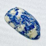 Echter blauer Natürlicher Lapislazuli - Steinform - 56.68ct 35x20mm - Sammlerstück