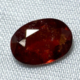 Echter Spessartin Oval Rot Orange 1.67ct 9x6.4mm
