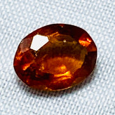 Echter Hessonit Oval Orange 1.2ct 7.2x5.5mm