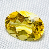 Echter Goldberyll Oval Gelb 0.85ct 7.5x5.4mm