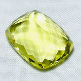 Echter Grosser Lemon Citrin Antik Gelb 22.65ct 21x16mm