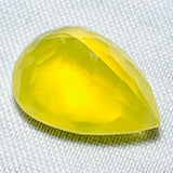 Echter Mexico Opal Tropfen Gelb 4.27ct 14.3x10.7mm