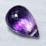 Echter Amethyst Briolette Purpur 6.39ct 14x9.3mm