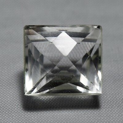 Echter Weisser Bergkristall Baguette 16.05ct 13.9x13.2mm