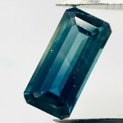 Echter Blauer Saphir Octagon 1.08ct 8.3x4.0mm