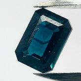 Echter Blauer Saphir Octagon 0.69ct 5.9x4.1mm