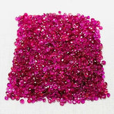4.0ct Echte Rubine aus großem Lot - ca. 1.5mm - ca 180 - 200 Steine - Top Farbe