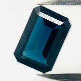 Echter Blauer Saphir Octagon 1.52ct 7.6x5.2mm