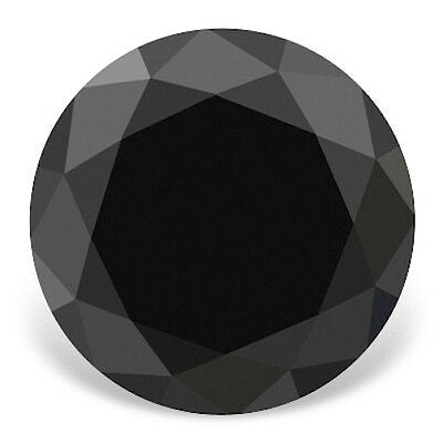 Echter Schwarzer Diamant mit Brilliantschliff 0.02ct 1.7mm