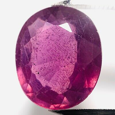 Echter Klarer Roter Ovaler Rubin 5.12ct 12x10mm