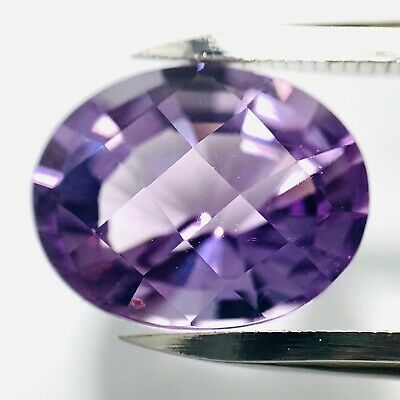 Echter Ovaler Lila Amethyst 4.4ct 12x9.5mm