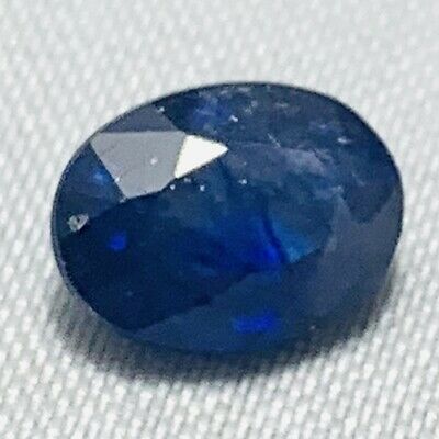Echter Grosser Blauer Ovaler Saphir 1.75ct 8.1x6.0mm