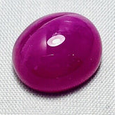 Echter Grosser Roter Ovaler Rubin Cabochon 20.89ct 15.7x13.4mm