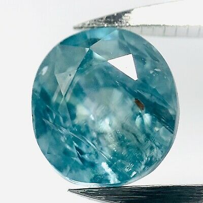 Echter Blauer Ovaler Zirkon 2.31ct 7x6.4mm