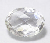 Echter Weisser Ovaler Bergkristall 35.74ct 23.6x17.9mm