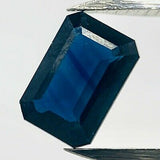 Echter Blauer Saphir Octagon 0.73ct 6.2x4.2mm