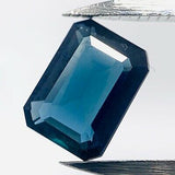 Echter Blauer Saphir Octagon 0.91ct 6.6x4.8mm