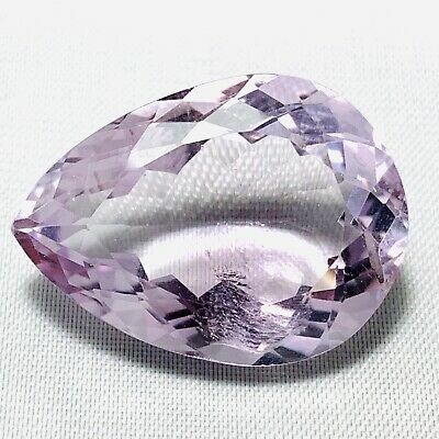 Echter Purpur Amethyst Tropfen 27ct 24.5x18mm