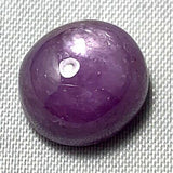 Echter Roter Ovaler Rubin Cabochon 10.8ct 11.5x10.6mm