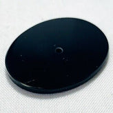 Echter Schwarz  Ovaler Onyx Platte Gelocht 13.18ct 27x21mm