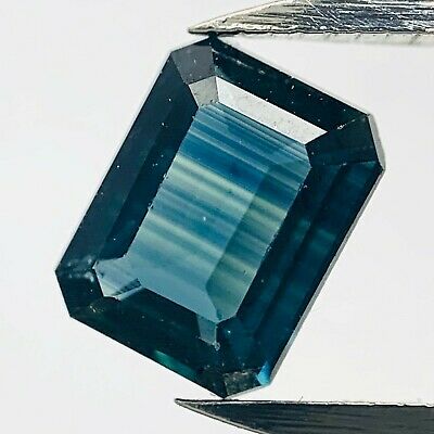 Echter Blauer Saphir Octagon 0.70ct 5.7x4.4mm