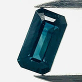 Echter Blauer Saphir Octagon 0.52ct 5.8x3.2mm