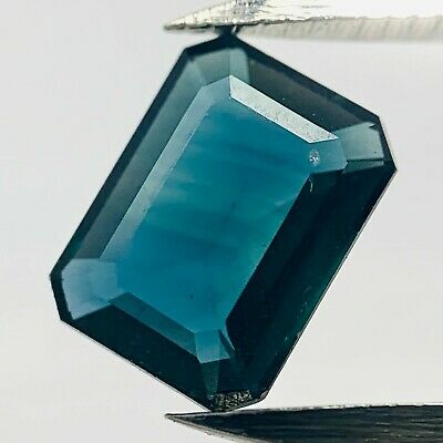 Echter Blauer Saphir Octagon 1.02ct 6.9x5.1mm