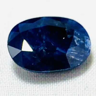 Echter Blauer Ovaler Saphir 5.84ct 12.8x10mm