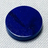 Echter Blauer Lapislazuli Rund Platte 1.5ct 9.0mm