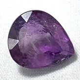 Echter Purpur Amethyst Tropfen 7.13ct 13.6x11.8mm